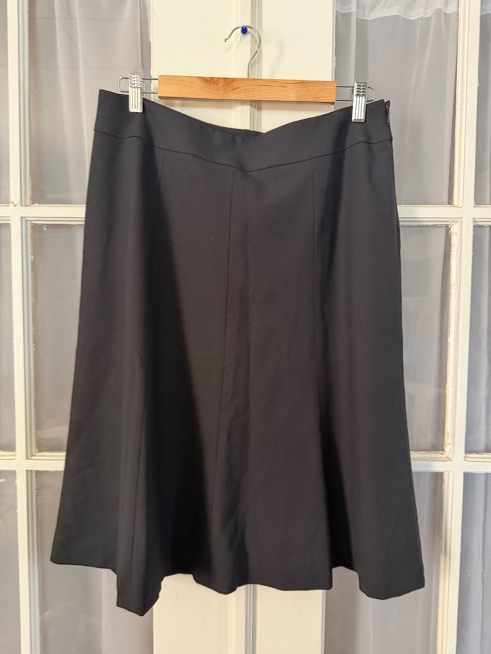 Semantiks Black A-Line Skirt Office Wear Work